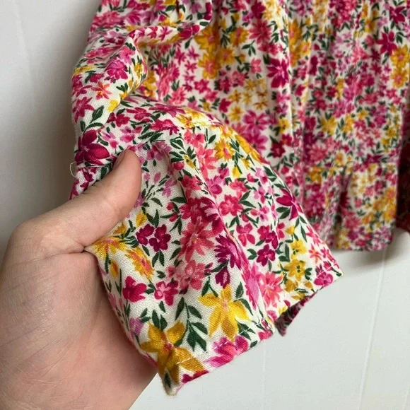 Terra & Sky Flowy Floral top - Picture 3 of 6